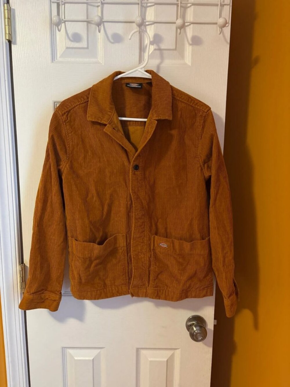 Amber Brown Corduroy Chore Jacket M
